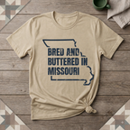 Missouri Bred and Buttered Tee | Farm Wife Gift | Rural Life Shirt