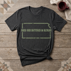 Kansas Bred and Buttered Tee | Farm Wife Gift | Rural Life Shirt