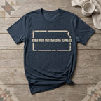 Kansas Bred and Buttered Tee | Farm Wife Gift | Rural Life Shirt