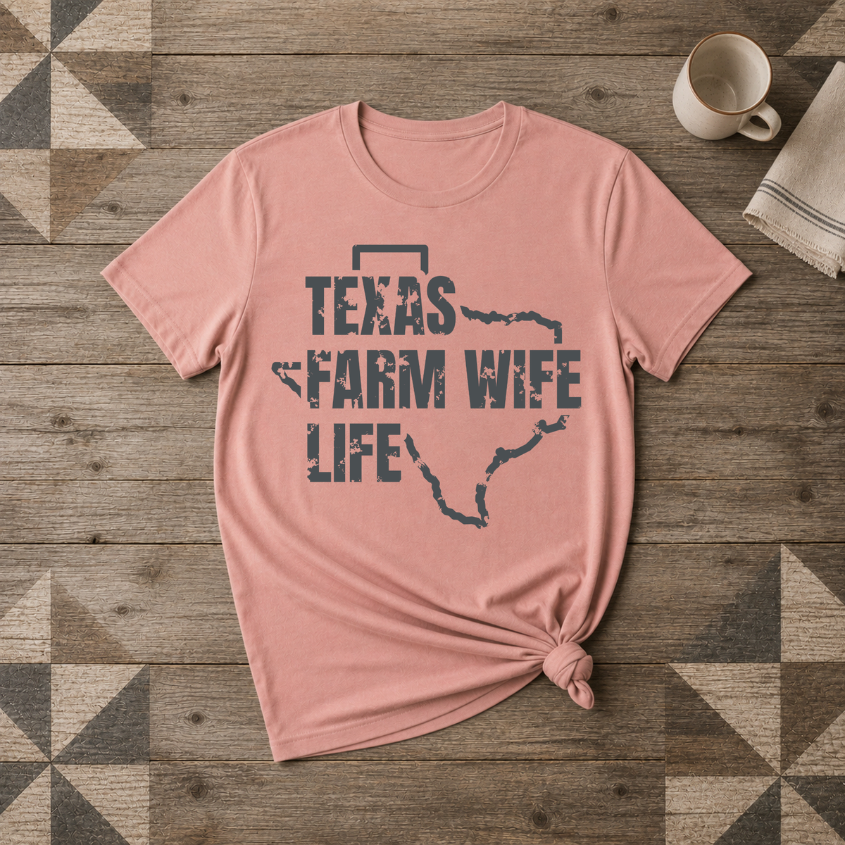 Texas Farm Wife Life Tee | Farm Wife Gift | Rural Life Shirt