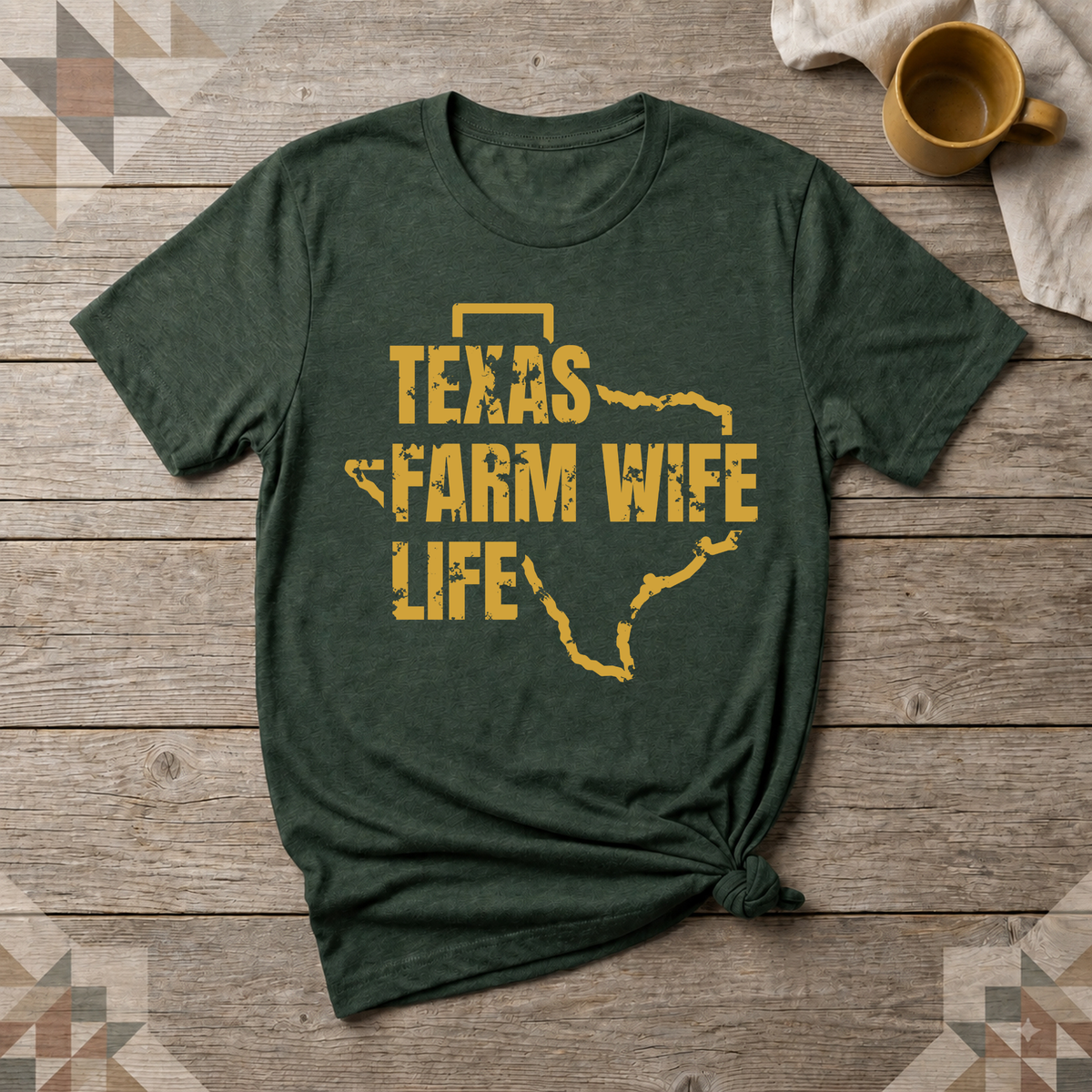 Texas Farm Wife Life Tee | Farm Wife Gift | Rural Life Shirt