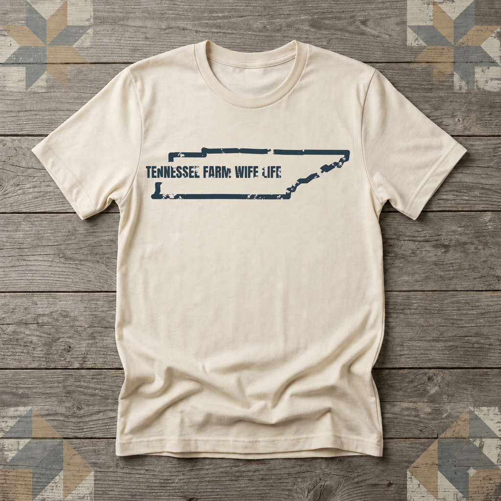 Tennessee Farm Wife Life Tee | Farm Wife Gift | Rural Life Shirt