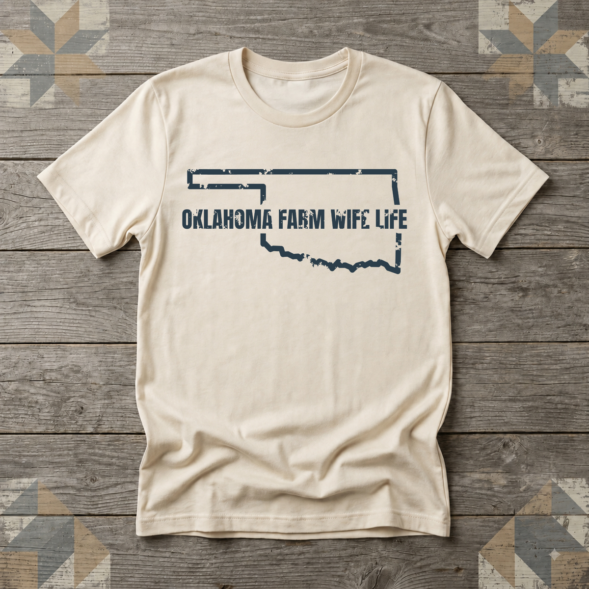 Oklahoma Farm Wife Life Tee | Farm Wife Gift | Rural Life Shirt