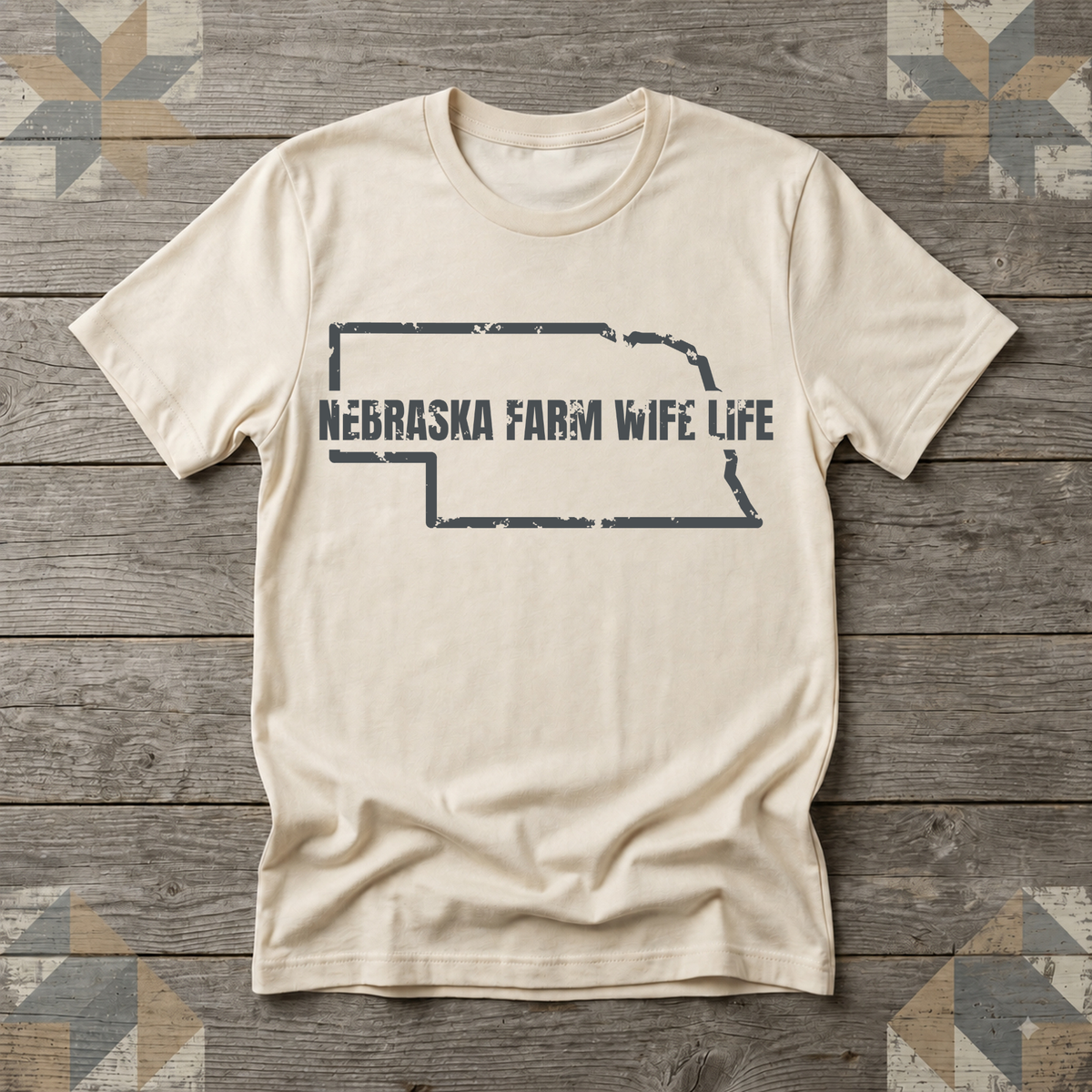 Nebraska Farm Wife Life Tee | Farm Wife Gift | Rural Life Shirt