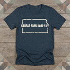 Kansas Farm Wife Life Tee | Farm Wife Gift | Rural Life Shirt