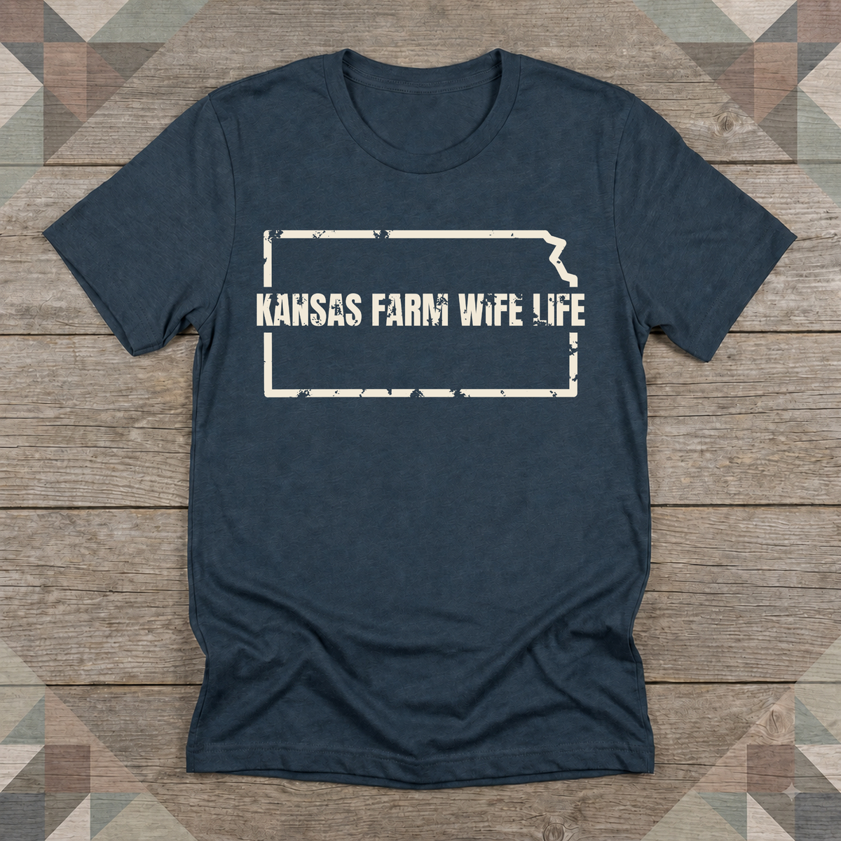 Kansas Farm Wife Life Tee | Farm Wife Gift | Rural Life Shirt