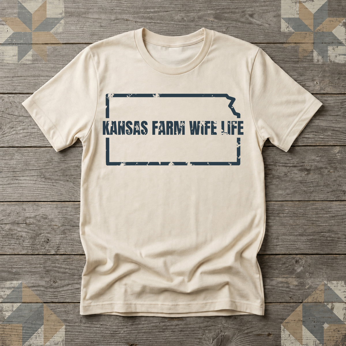 Kansas Farm Wife Life Tee | Farm Wife Gift | Rural Life Shirt