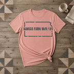 Kansas Farm Wife Life Tee | Farm Wife Gift | Rural Life Shirt