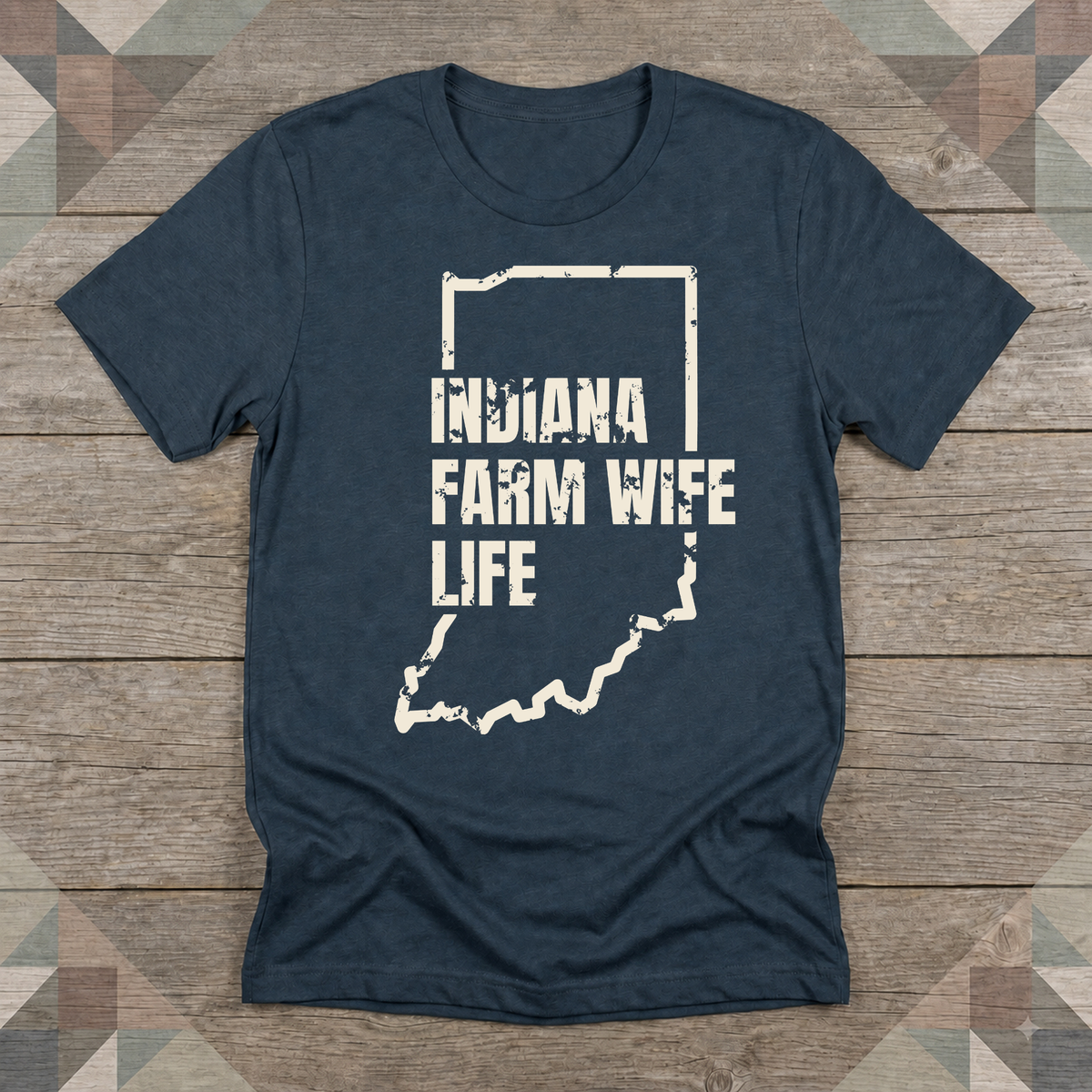 Indiana Farm Wife Life Tee | Farm Wife Gift | Rural Life Shirt